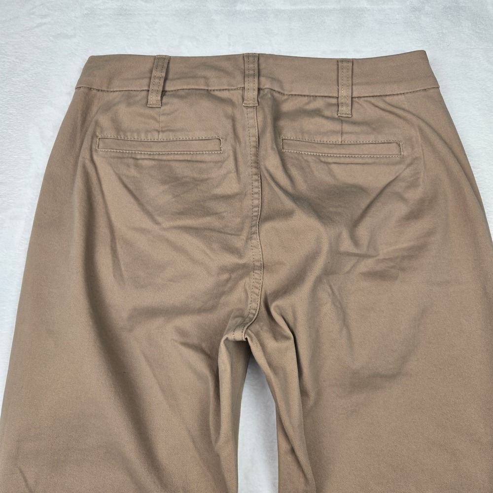 J.Crew Women's High Rise Girlfriend Chino Pants Camel Tan‎ AD156 Size 00 NWT - Picture 4 of 13